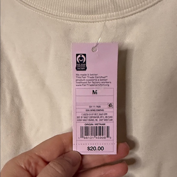 Wild Fable Off-White Ribbed Crewneck - Picture 4 of 7